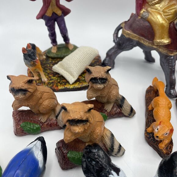 Vintage Celluloid Animals, People & River Pieces Large Lot Of 40 Some Duplicates - Picture 14 of 16